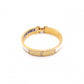 HERMES Click-Clack Bangle, Metal, Gold, White