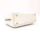 CHANEL Wild Stitch Handbag Leather White