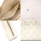 CHANEL Wild Stitch Handbag Leather White