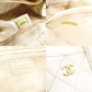 CHANEL Wild Stitch Handbag Leather White
