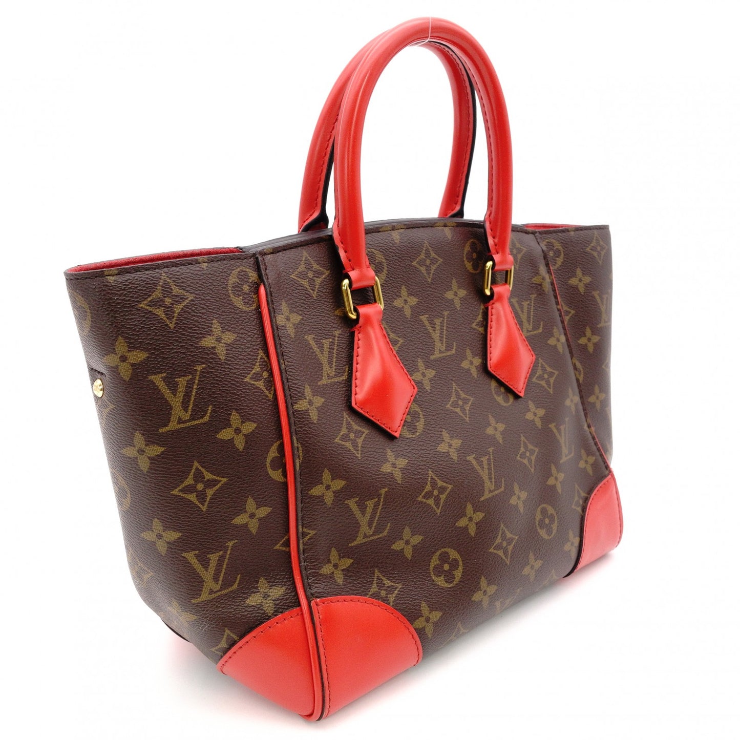 Louis Vuitton Phoenix PM Monogram Canvas Handbag Red