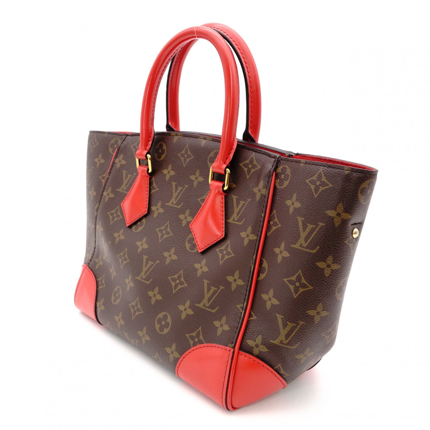Louis Vuitton Phoenix PM Monogram Canvas Handbag Red
