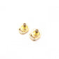 Salvatore Ferragamo Earrings, Metal, Gold, Logo