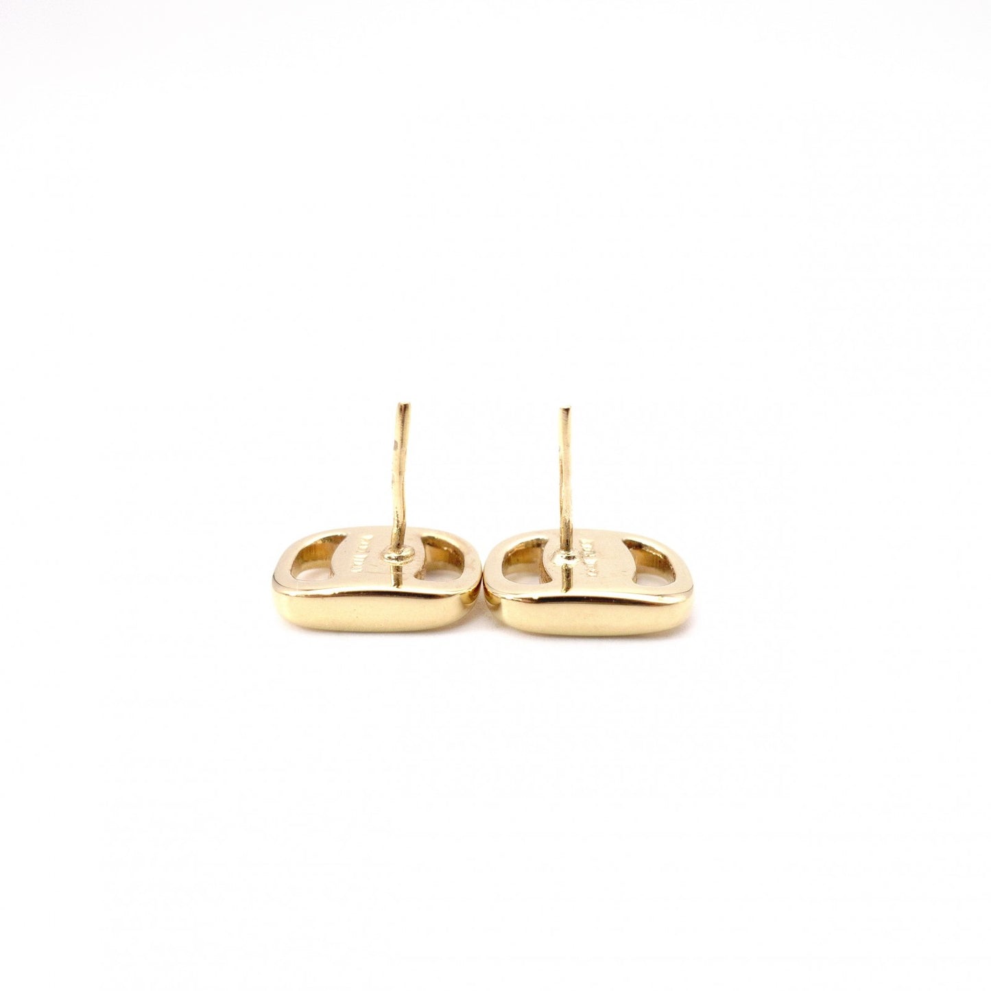 Salvatore Ferragamo Earrings, Metal, Gold, Logo