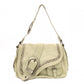 Christian Dior Gaucho Shoulder Bag, Leather, Green, Crossbody