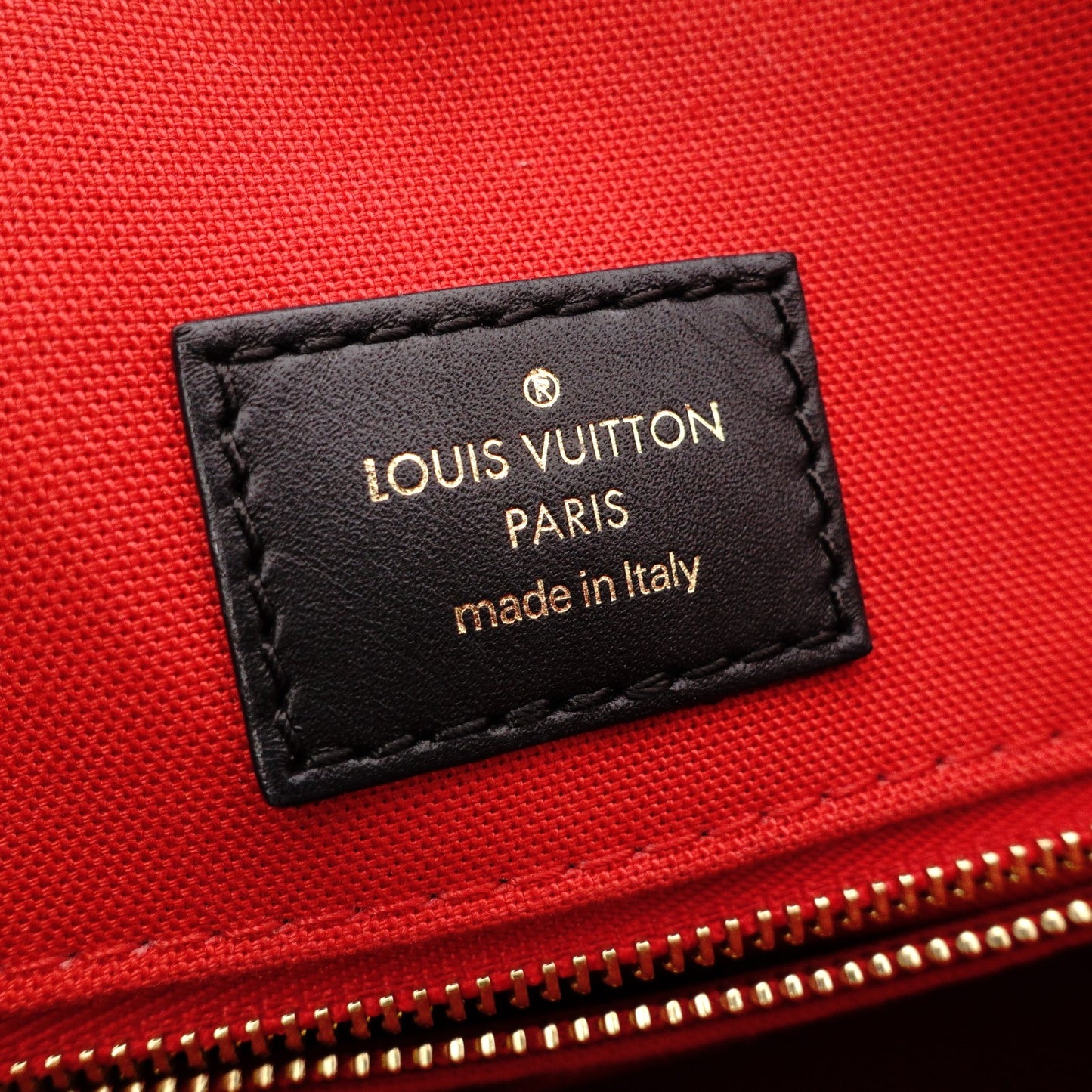 LOUIS VUITTON OTG MM On the Go Monogram Reverse Handbag, PVC and Leather, Brown, 2-Way