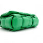 BOTTEGAVENETA Padet Cassette Shoulder Bag, Leather, Green