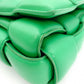 BOTTEGAVENETA Padet Cassette Shoulder Bag, Leather, Green