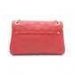 LOUIS VUITTON Saint-Germain Monogram Implant Shoulder Bag, Leather, Red, Crossbody