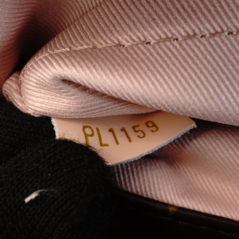 LOUIS VUITTON Vernis Cherrywood BB Handbag Pink × Brown 2-Way Monogram Canvas Crossbody 7-10-166