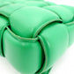 BOTTEGAVENETA Padet Cassette Shoulder Bag, Leather, Green