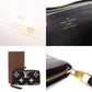 Louis Vuitton Bicolor Monogram Implant Long Wallet Leather Black