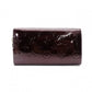 Louis Vuitton Portefeuille Sarah Chain Verni Wallet Chain Amarante