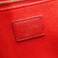 LOUIS VUITTON Saint-Germain Monogram Implant Shoulder Bag, Leather, Red, Crossbody