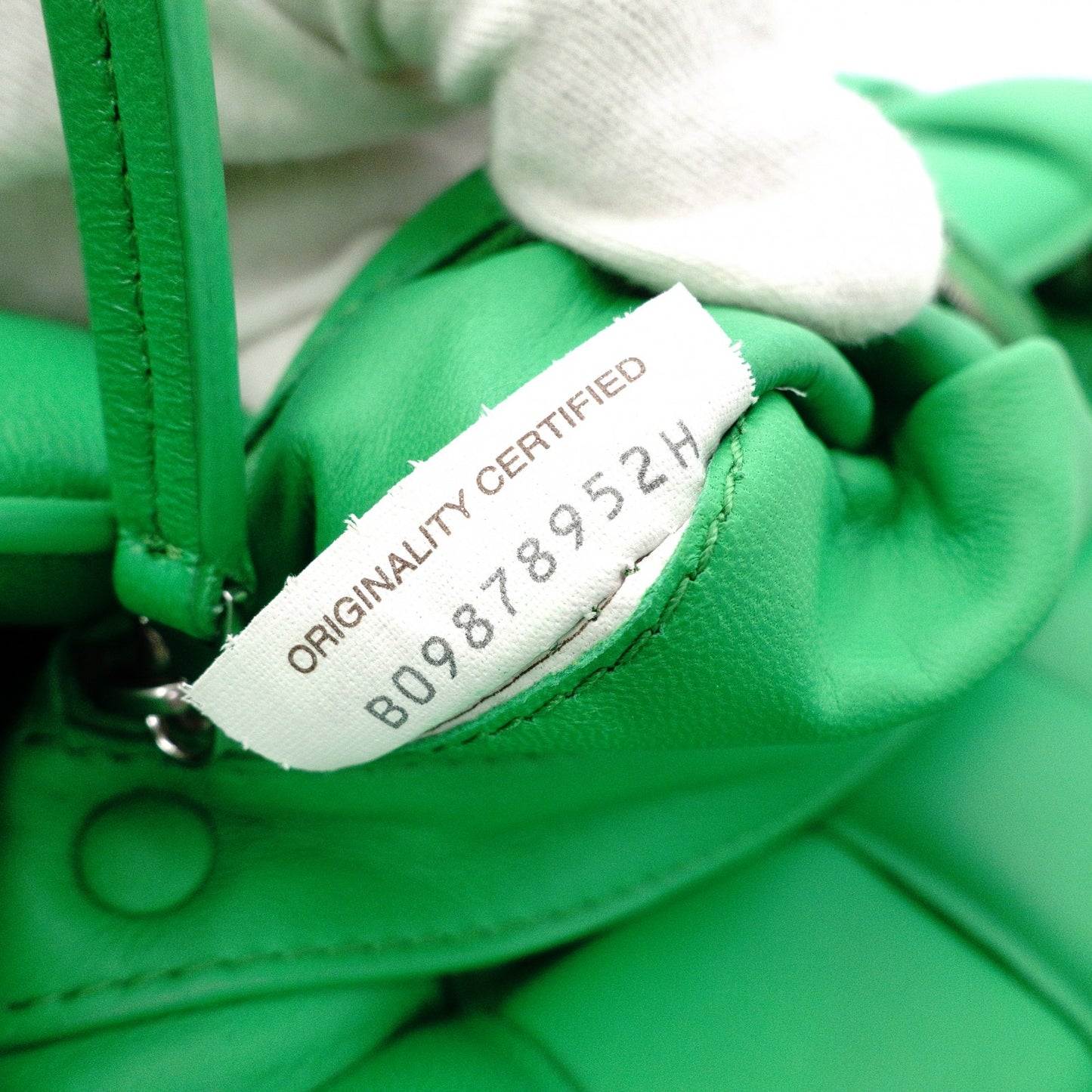 BOTTEGAVENETA Padet Cassette Shoulder Bag, Leather, Green
