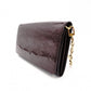 Louis Vuitton Portefeuille Sarah Chain Verni Wallet Chain Amarante