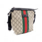 GUCCI GG Supreme Shoulder Bag, PVC and Canvas, Beige, Crossbody
