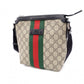 GUCCI GG Supreme Shoulder Bag, PVC and Canvas, Beige, Crossbody