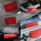 LOUIS VUITTON Multi Pochette Accessoires Monogram Denim Canvas Blue × Red M44990
