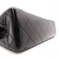 CHANEL W Flap Matelassé Classic Shoulder Bag, Leather, Black, Crossbody