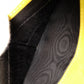 FENDI Continental Long Wallet Leather Black × Yellow Wallet