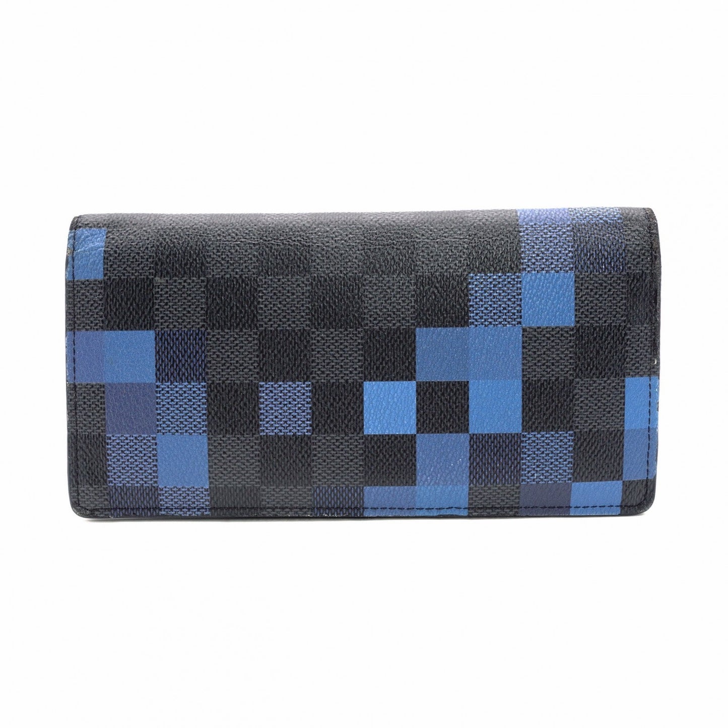 Louis Vuitton Portofolio Braza Damier Graphite Pixel Long Wallet