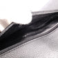 CHANEL W Flap Matelassé Caviar Leather Classic Shoulder Bag, Black Leather with Gold Hardware