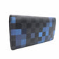 Louis Vuitton Portofolio Braza Damier Graphite Pixel Long Wallet