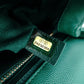 CHANEL Coco Handle Matelassé Handbag, Leather, Green Caviar Skin, 2-Way, Gold Hardware