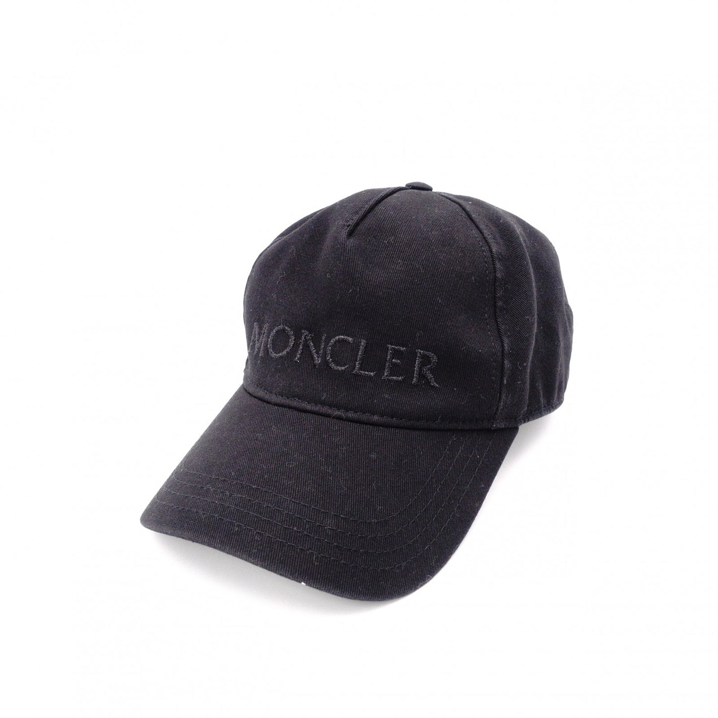 MONCLER Baseball Cap, Canvas, Black
