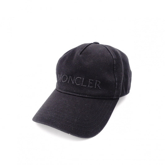 MONCLER Baseball Cap, Canvas, Black