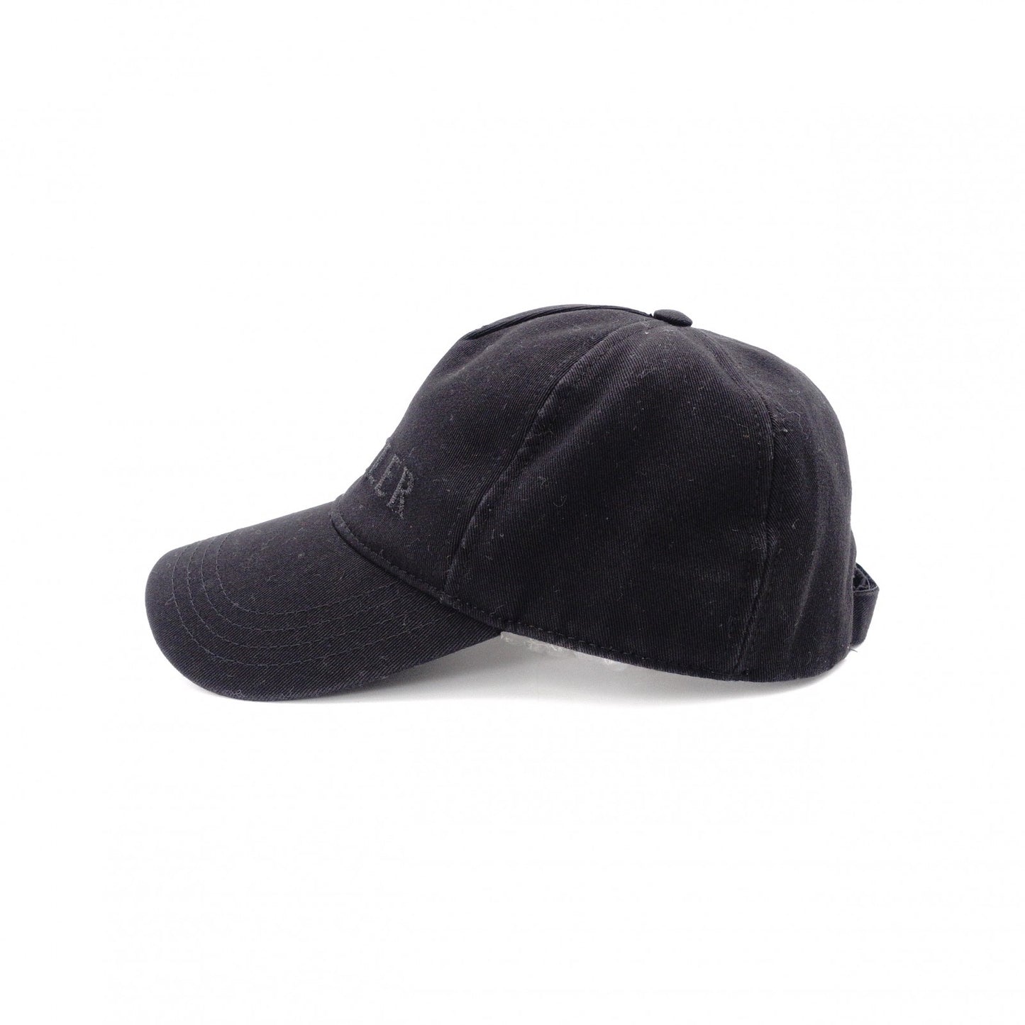 MONCLER Baseball Cap, Canvas, Black