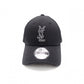 Saint Laurent x New Era Collaboration Baseball Cap, Canvas, Black, YSL Logo