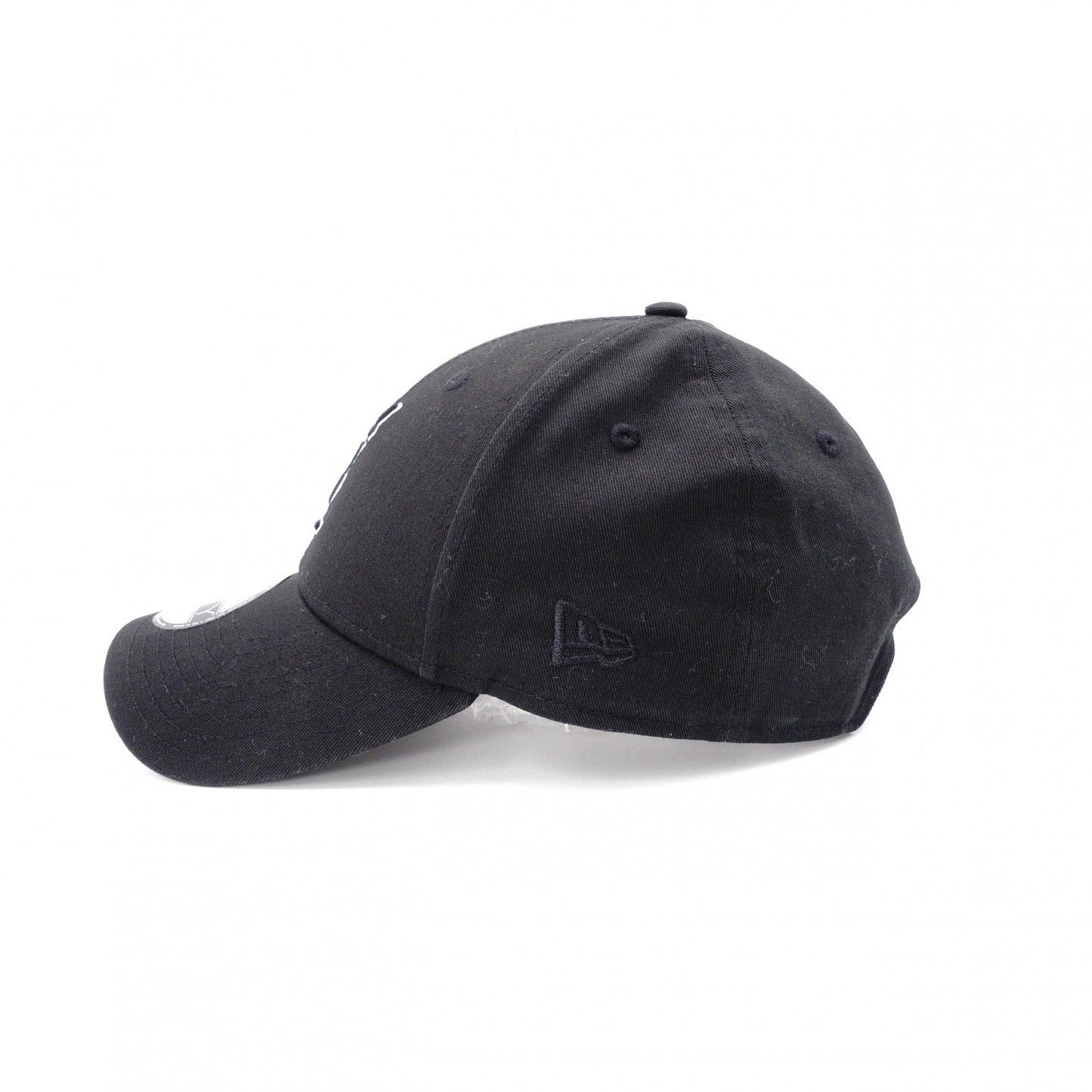 Saint Laurent x New Era Collaboration Baseball Cap, Canvas, Black, YSL Logo