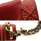 Christian Dior Diorama Chain Shoulder Bag Red Leather Gold Hardware Crossbody 7-10-103