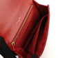 Christian Dior Diorama Chain Shoulder Bag Red Leather Gold Hardware Crossbody 7-10-103