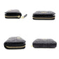 Dior Caro Bifold Wallet Leather Black CD Logo