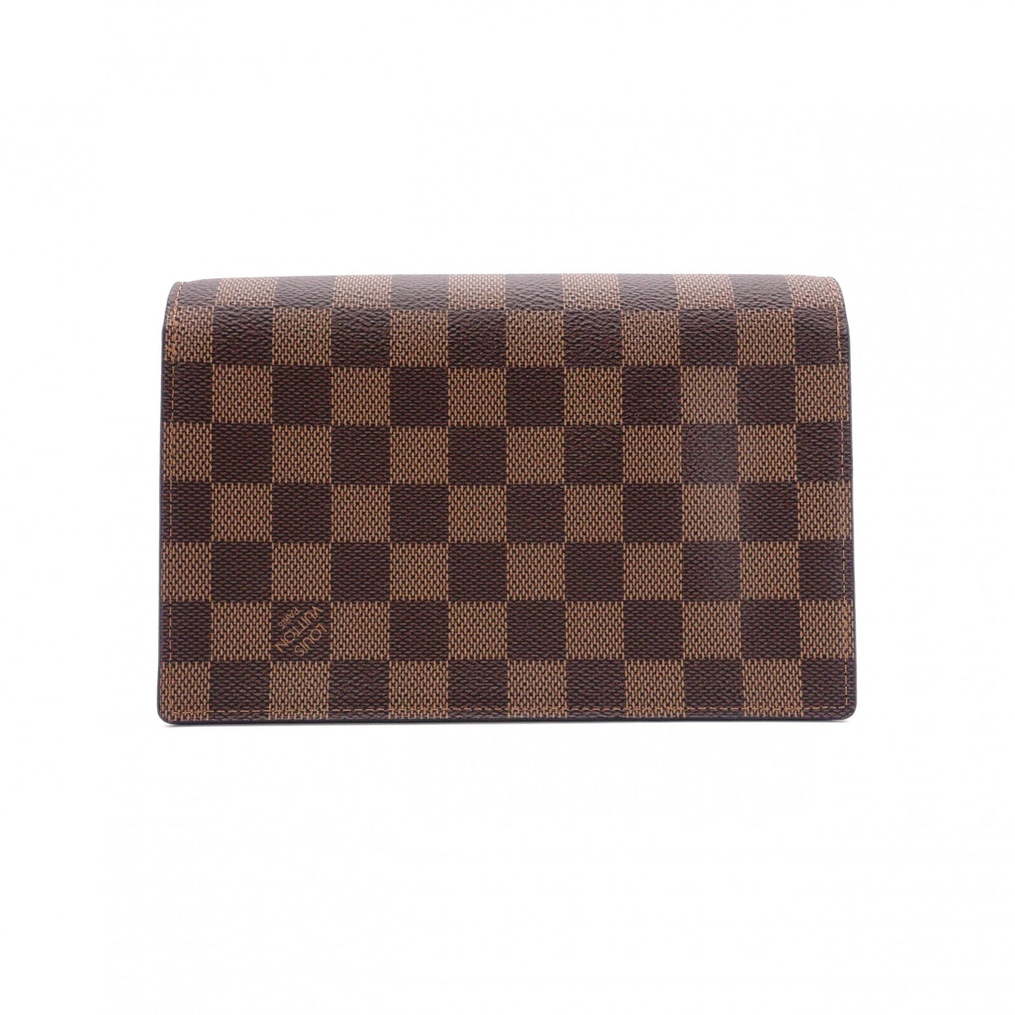 LOUIS VUITTON Vavin Portofolio Damier Shoulder Bag, PVC, Brown