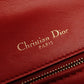 Christian Dior Diorama Chain Shoulder Bag Red Leather Gold Hardware Crossbody 7-10-103