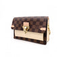 LOUIS VUITTON Vavin Portofolio Damier Shoulder Bag, PVC, Brown