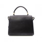 SAINT LAURENT Cassandra Handbag, Leather, Black, 2-Way, Gold Hardware, Crossbody