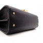 SAINT LAURENT Cassandra Handbag, Leather, Black, 2-Way, Gold Hardware, Crossbody