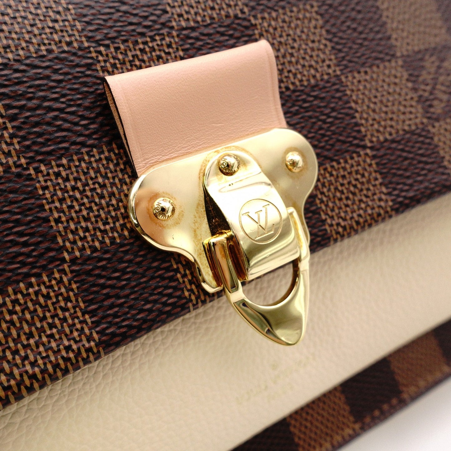 LOUIS VUITTON Vavin Portofolio Damier Shoulder Bag, PVC, Brown