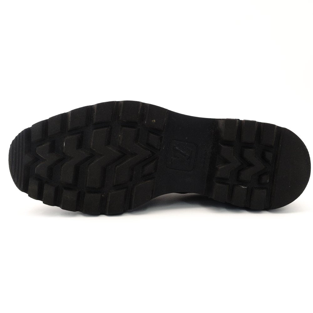 Louis Vuitton Black Ice Line Derby Shoes Men's Monogram Canvas 2021 Size 7 With Box 7-10-846