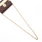 LOUIS VUITTON Vavin Portofolio Damier Shoulder Bag, PVC, Brown