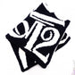 Unused, with tags: Kashiware x Franck Muller Collaboration Blanket, Navy and White