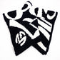 Unused, with tags: Kashiware x Franck Muller Collaboration Blanket, Navy and White