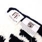 Unused, with tags: Kashiware x Franck Muller Collaboration Blanket, Navy and White