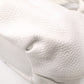 CELINE Hobo Bittersweet Handbag, Leather, White, Single-Shoulder Bag