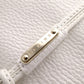 CELINE Hobo Bittersweet Handbag, Leather, White, Single-Shoulder Bag